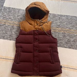 Patagonia Hooded Bivy Down Vest S | Ruby